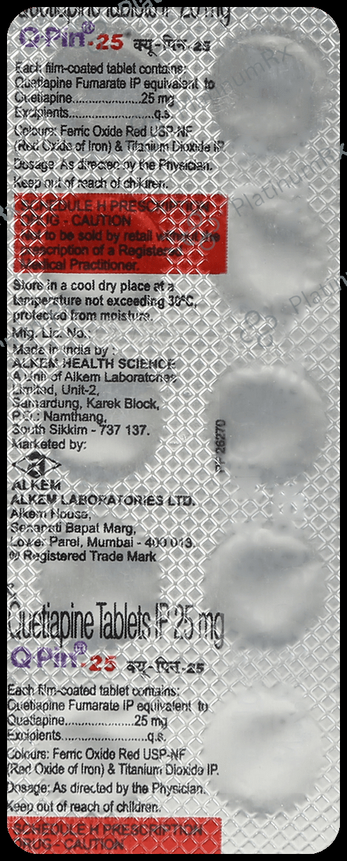 Q Pin 25mg Tablet 10s