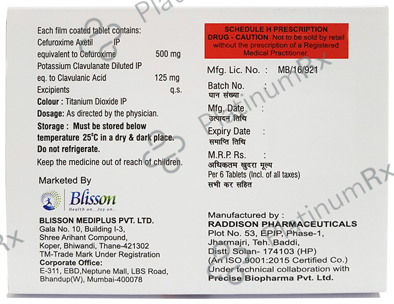 Cefbliss CV Tablet