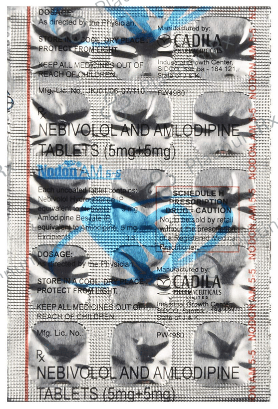 Nodon AM 5/5mg Tablet 15s