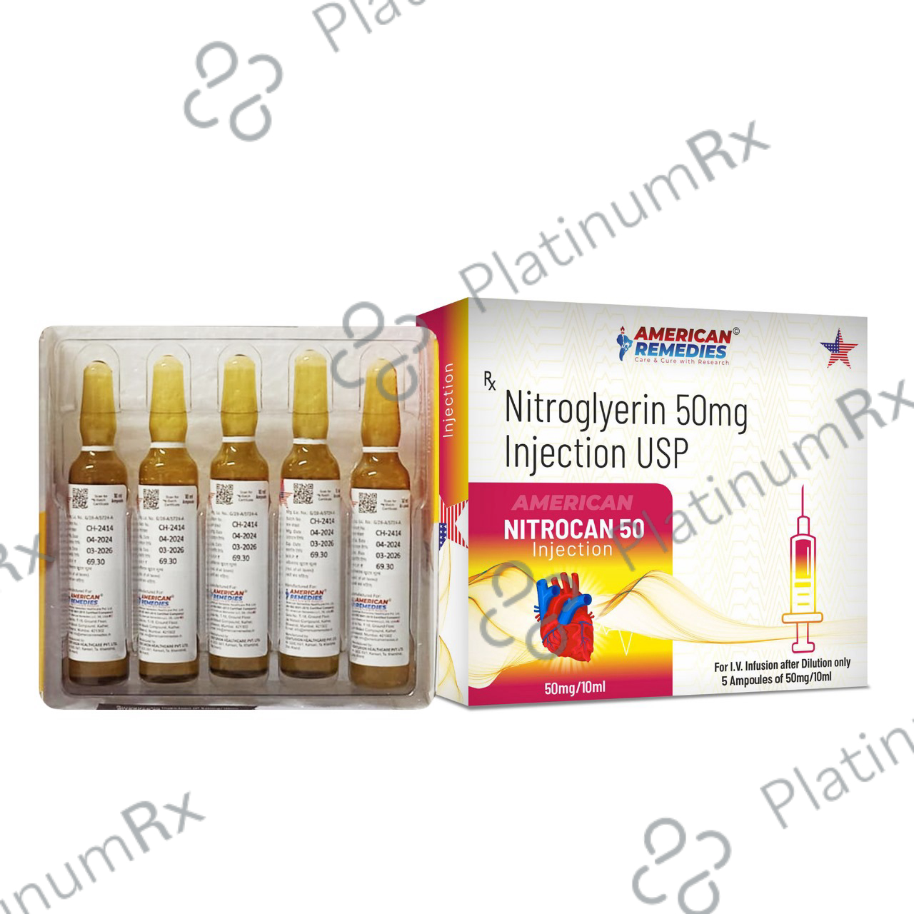 Nitrocan 50mg Injection 10ml