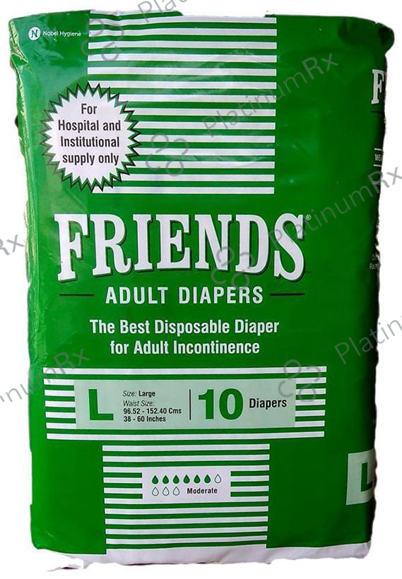 Friends Hospital Adult Diapers - Size Large