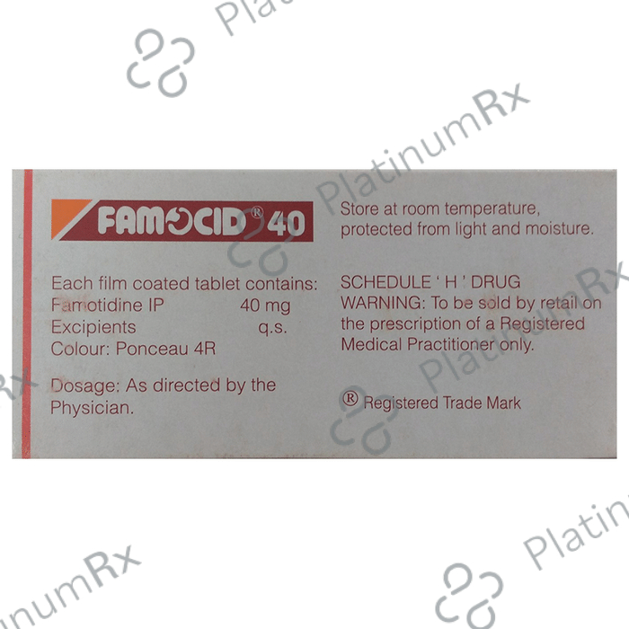 Famocid 40mg Tablet 14s
