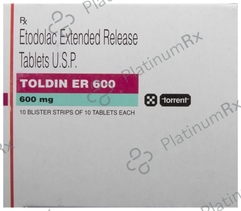 Toldin ER 600mg Tablet 10s