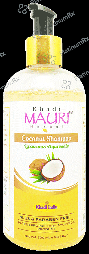 Khadi Mauri Herbal Coconut Shampoo (300ml Each) 1 Bottle