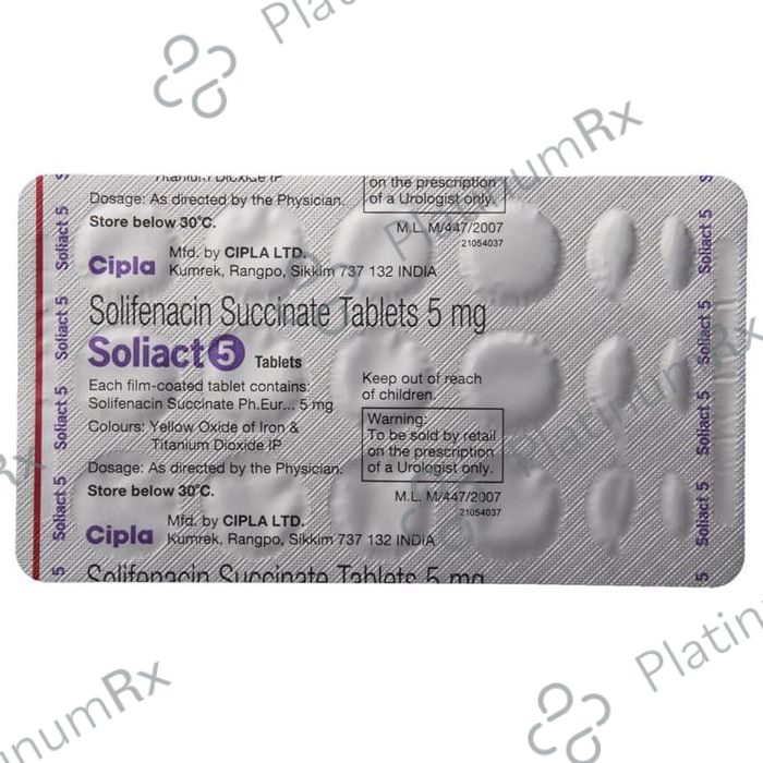 Soliact 5mg Tablet 15s