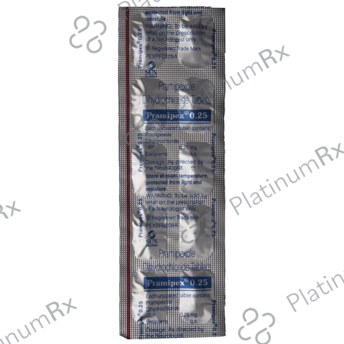 Pramipex 0.25mg Tablet 10s