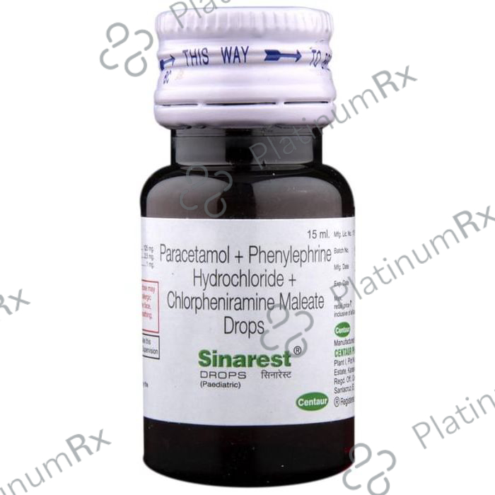 Sinarest Paediatric 1/125/2.5mg Oral Drops 15ml