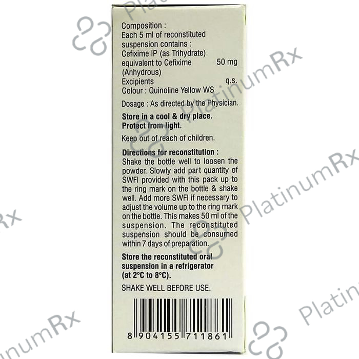 C Tax O 50mg Dry Syrup 50ml