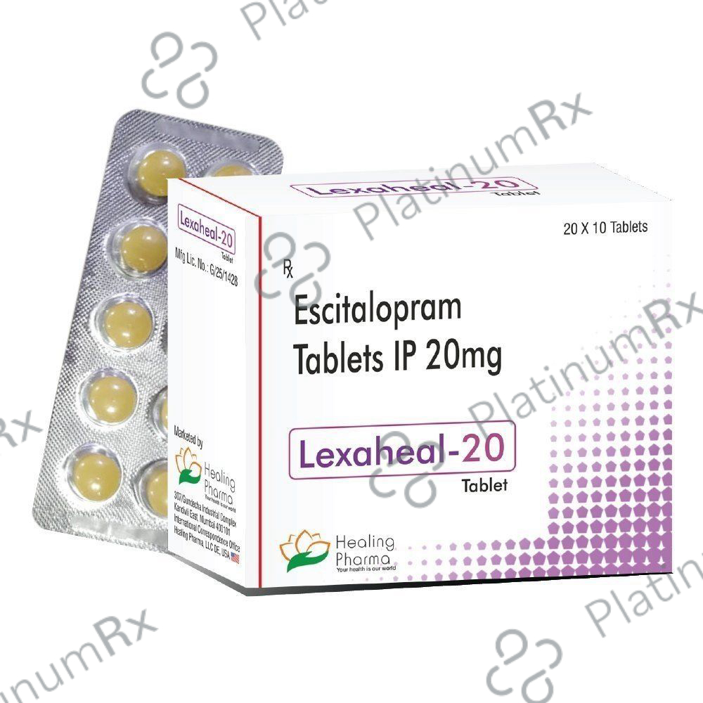 Lexaheal 20mg Tablet 10s