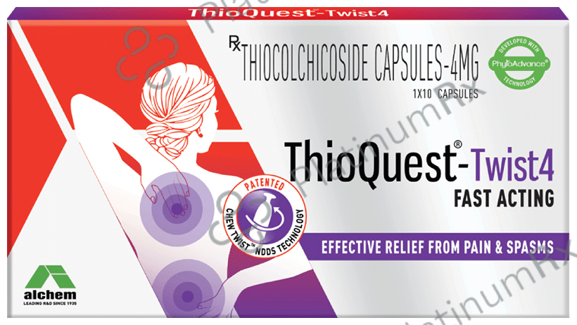 Thioquest Twist 4mg Soft Gelatin Capsule 10s