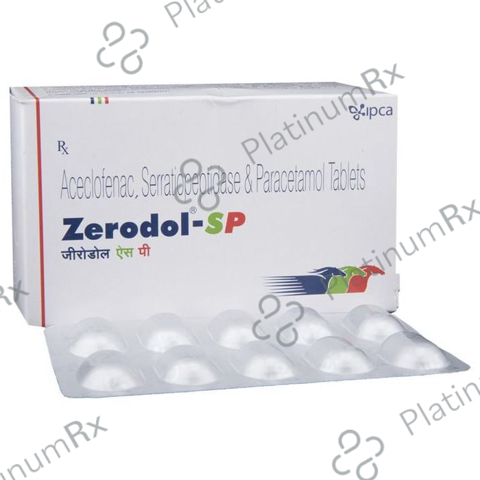 Zerodol SP 100/325/15mg Tablet 10s