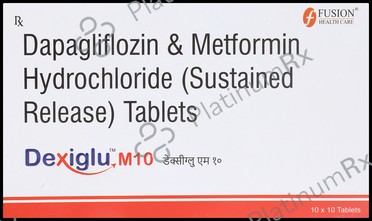 Dexiglu M 10/500mg Tablet SR 10s