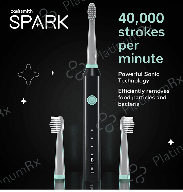 Caresmith Spark Rechargeable Electric Toothbrush Black