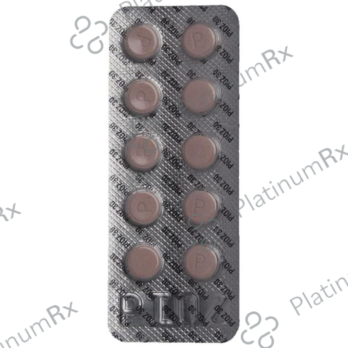 Pioz 30mg Tablet 10s