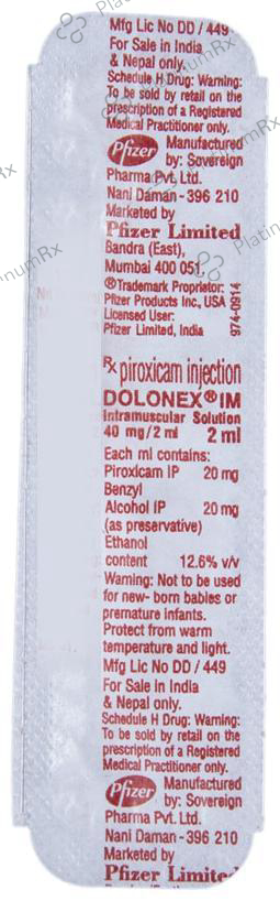 Dolonex Injection 2ml