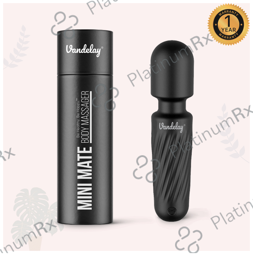 Vandelay Mini Mate Massager Wireless & Waterproof Black