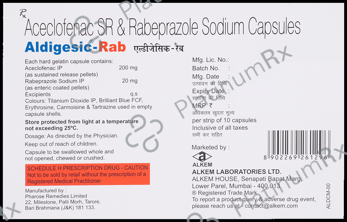 Aldigesic-Rab Capsule SR