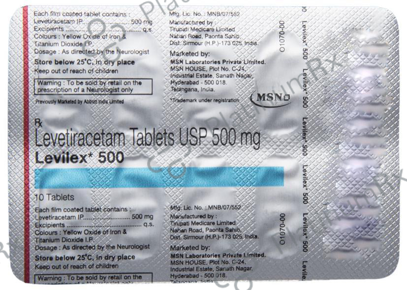 Levilex 500mg Tablet 10s