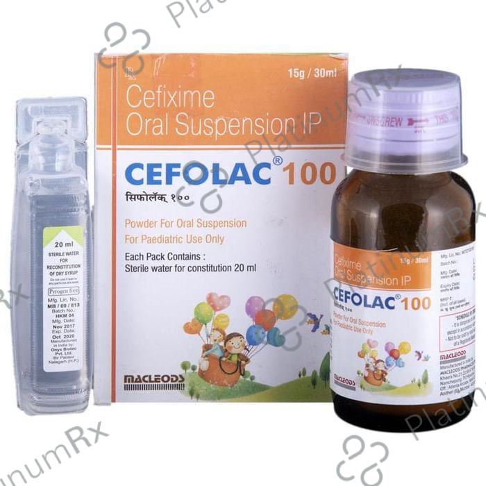 Cefolac 100mg Oral Suspension 30ml