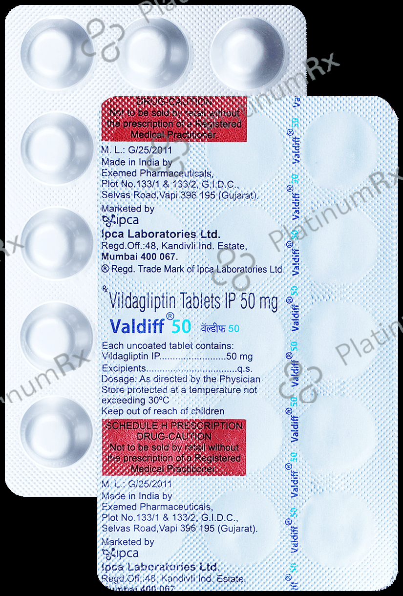 Valdiff 50mg Tablet 15s