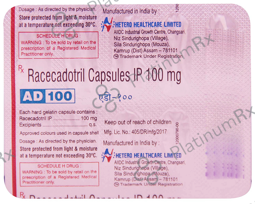 AD 100mg Capsule 10s