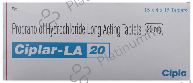 Ciplar LA 20mg Tablet 15s