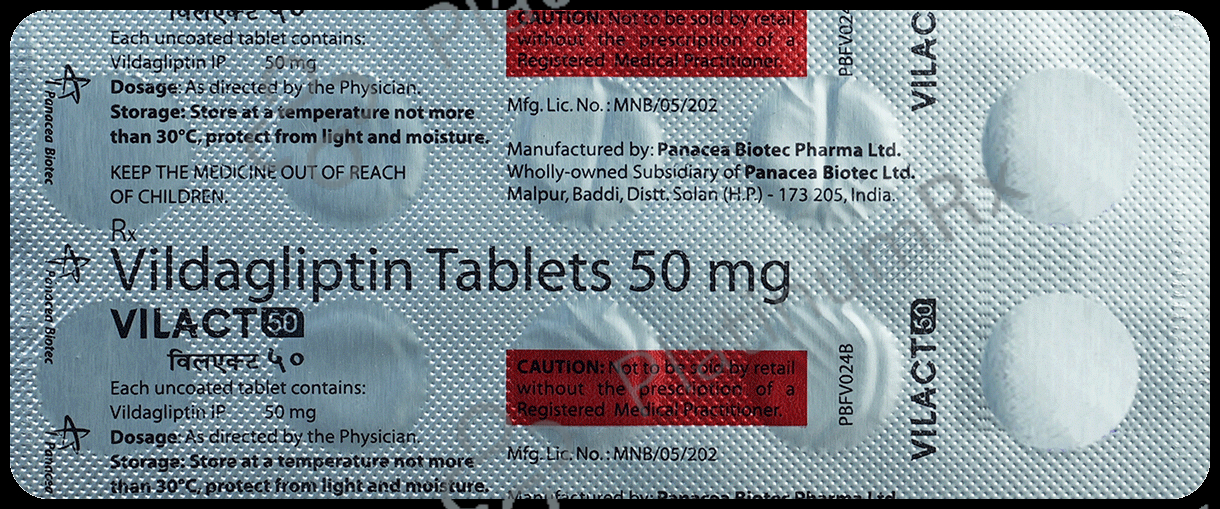 Vilact 50mg Tablet 10s