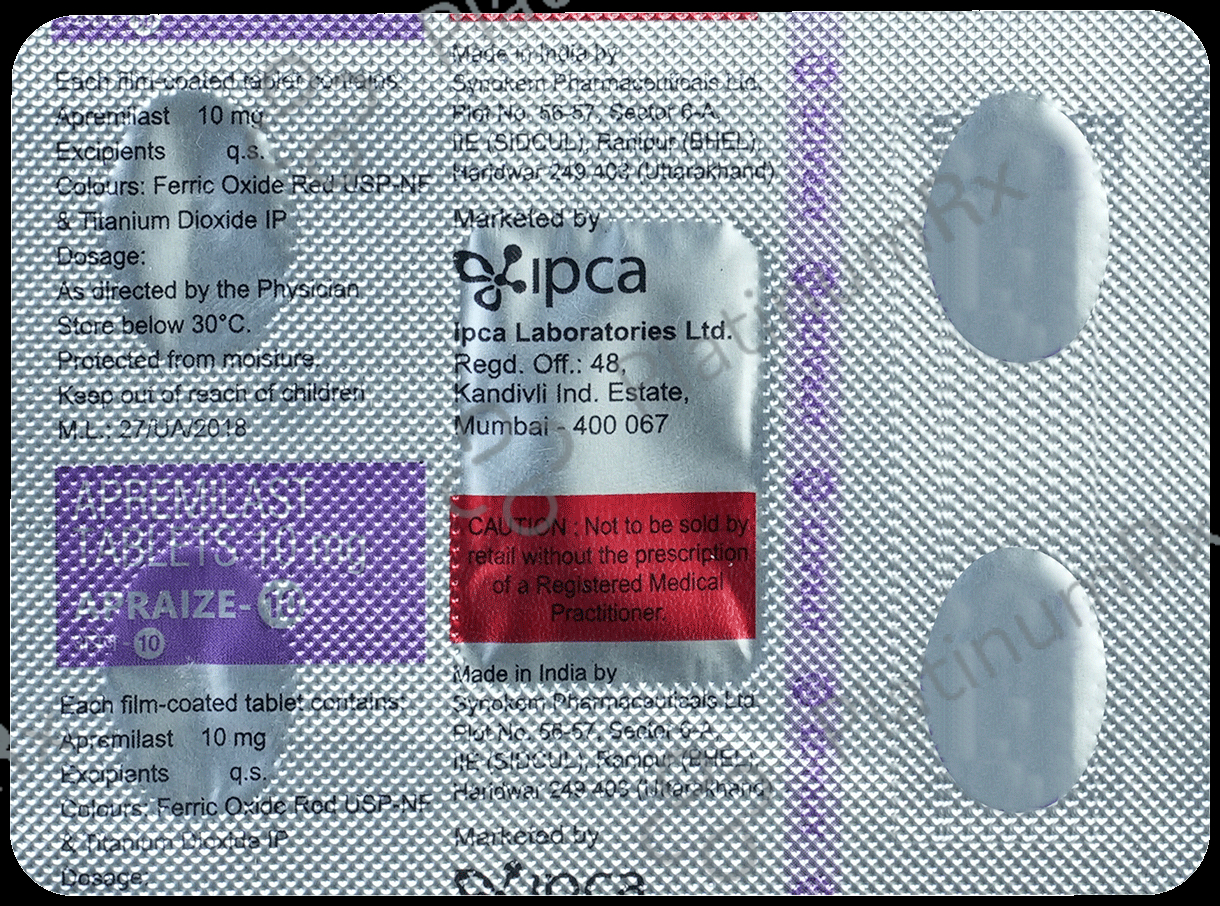 Apraize 10 Tablet