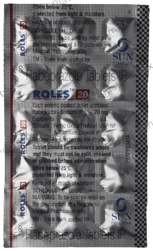 Roles 20mg Tablet 15s