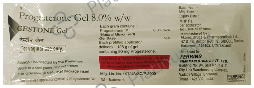 Gestone 8% Vaginal gel