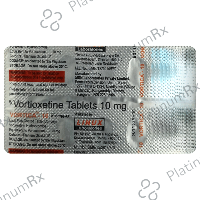 Vortica 10mg Tablet 10s