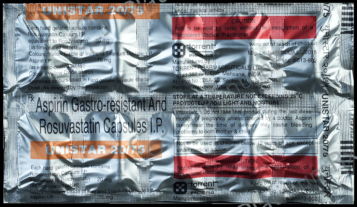 Unistar 20/75mg Capsule 10s
