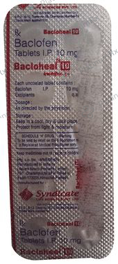 Bacloheal 10mg Tablet