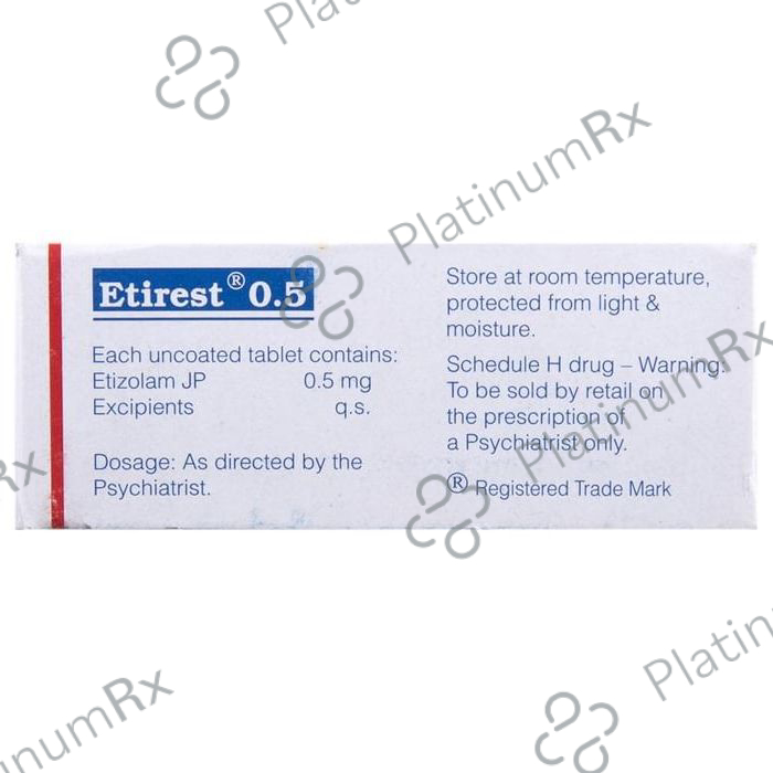Etirest 0.5 Tablet