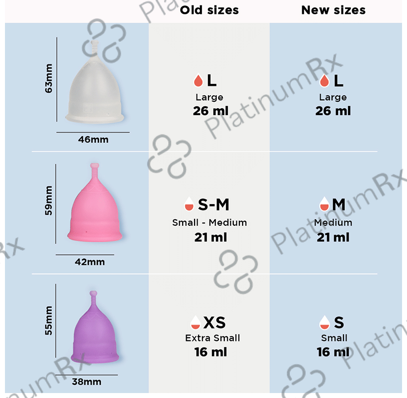 Pee Safe Reusable Menstrual Cup with Medical Grade Silicone for Women Small Purple