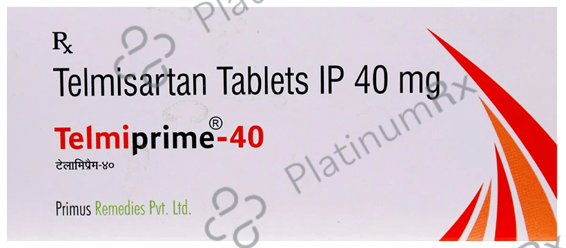 Telmiprime 40mg Tablet 10 Tablet