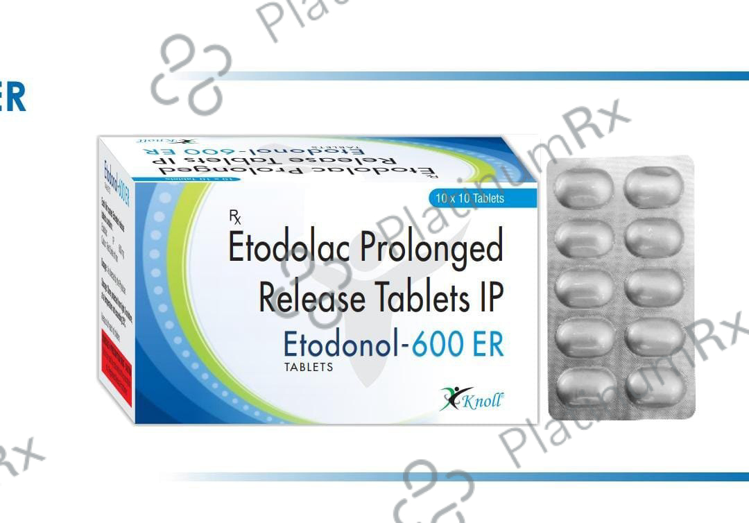Etodonol 600mg Tablet ER 10s