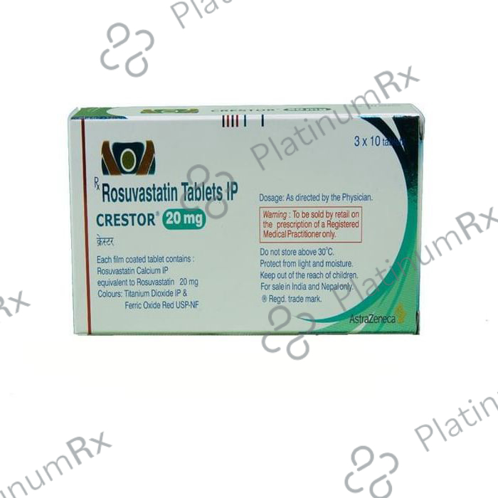 Crestor 20mg Tablet 10s