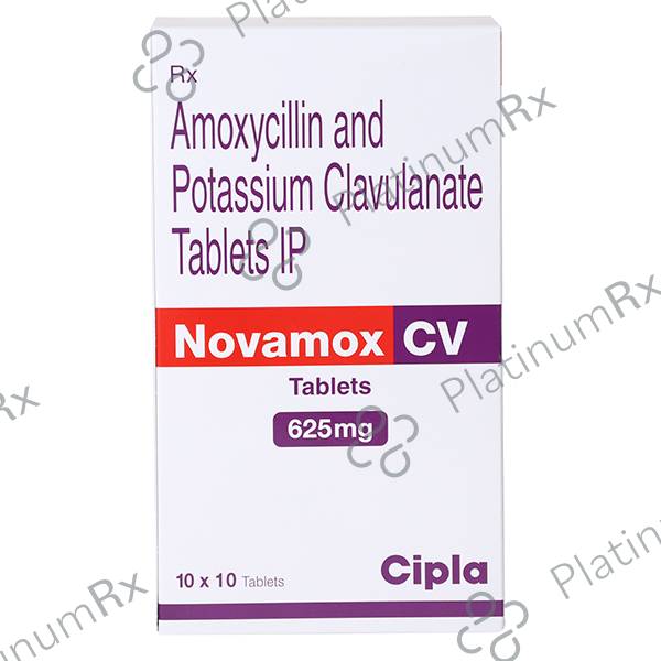 Nova CV 625mg Tablet 10s