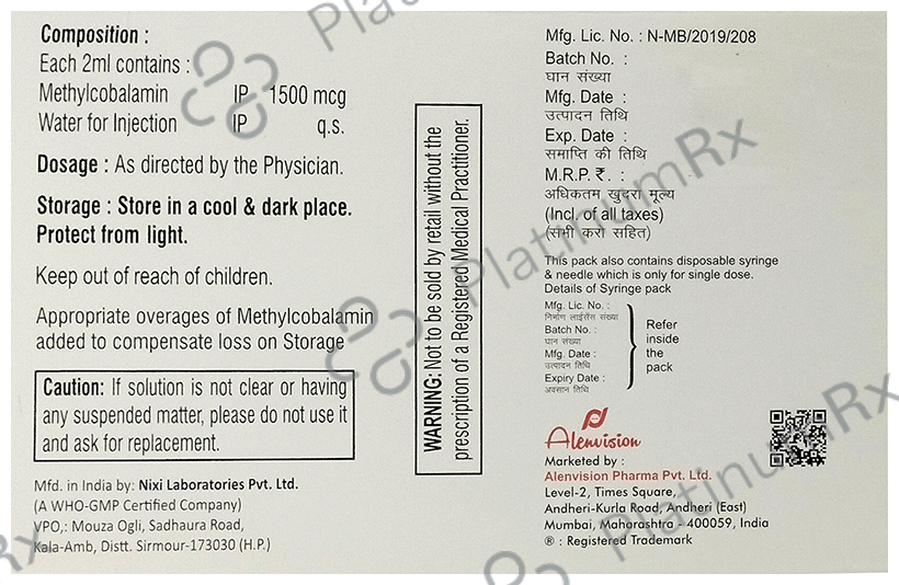 Cobaltin 1500 Injection
