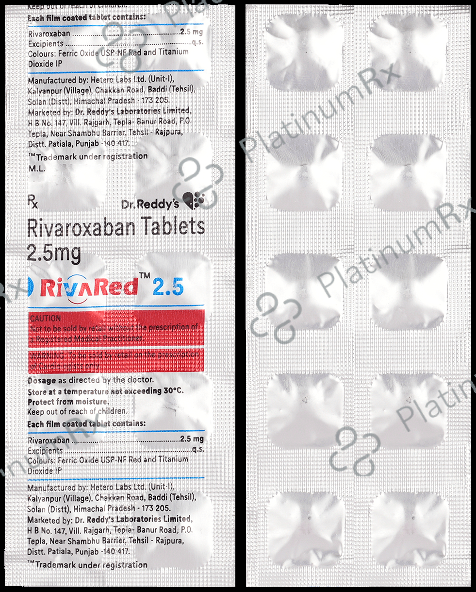 Rivared 2.5mg Tablet