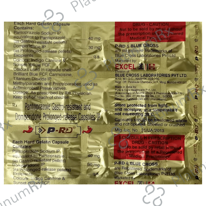 P RD 30/40mg Capsule PR 15s