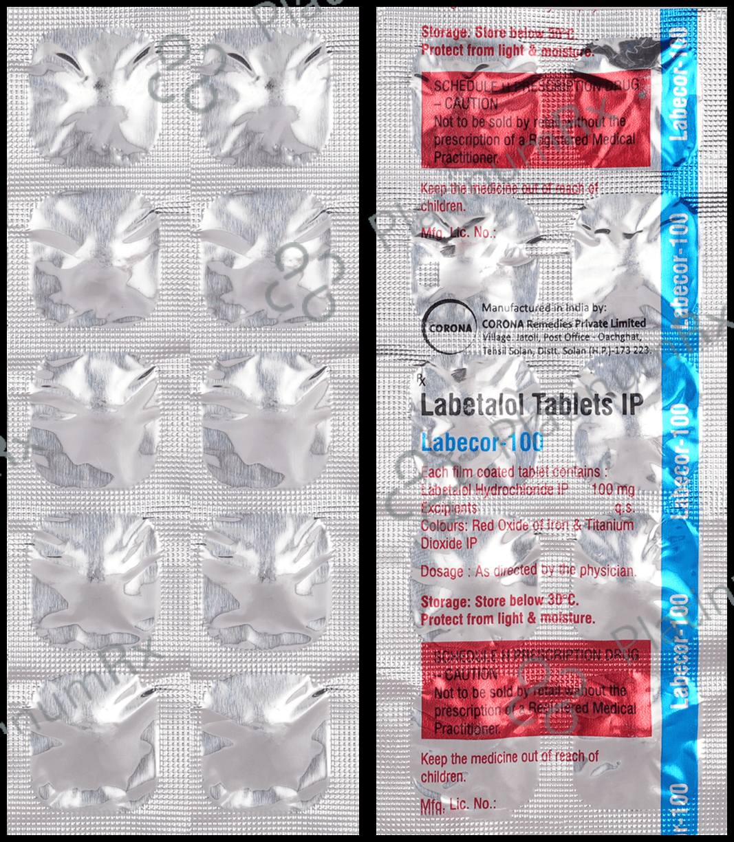 Labecor 100mg Tablet 10s
