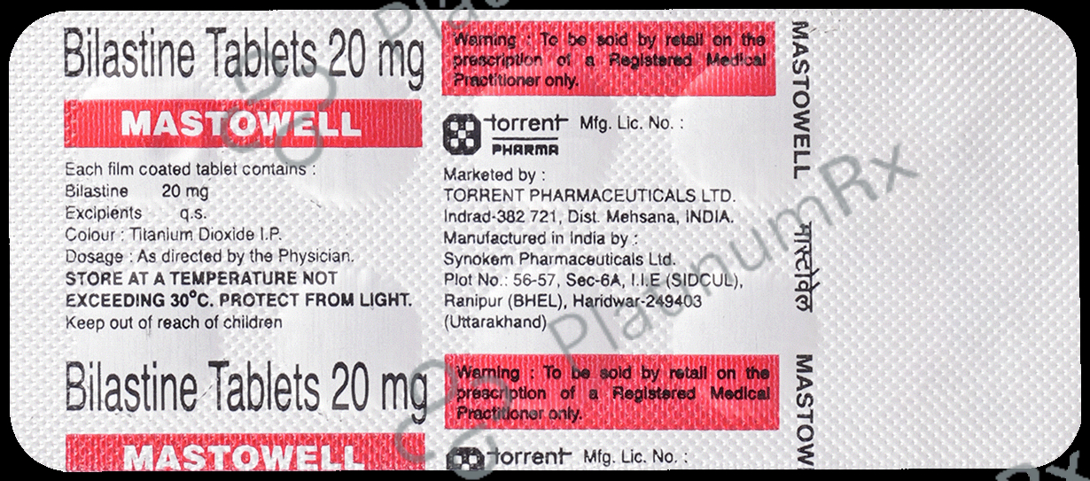 Mastowell 20mg Tablet