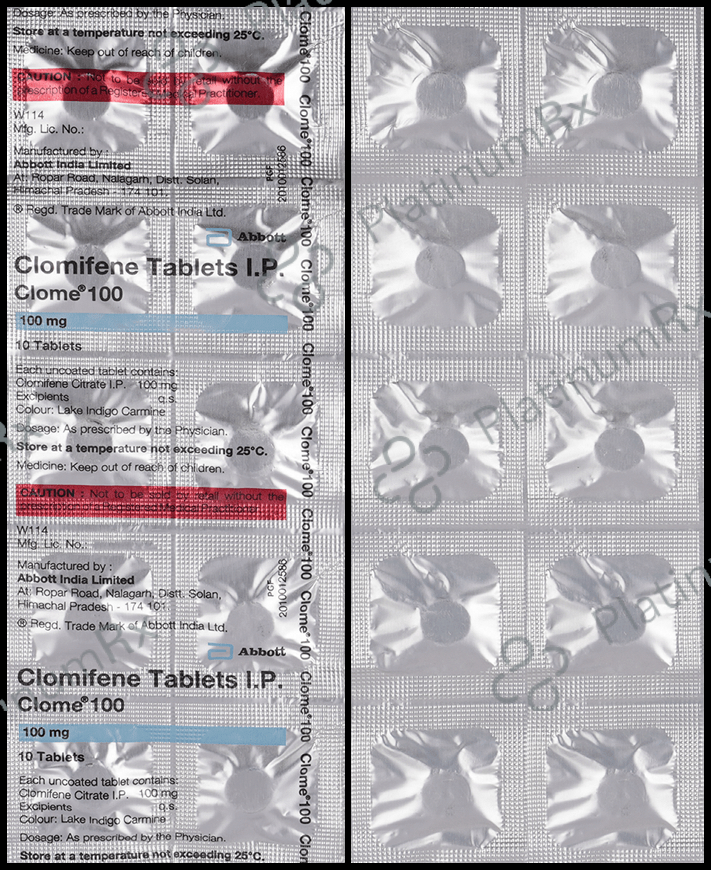 Clome 100mg Tablet