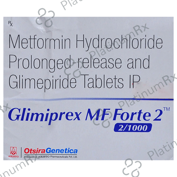 Glimiprex MF Forte 2/1000mg Tablet PR 10s