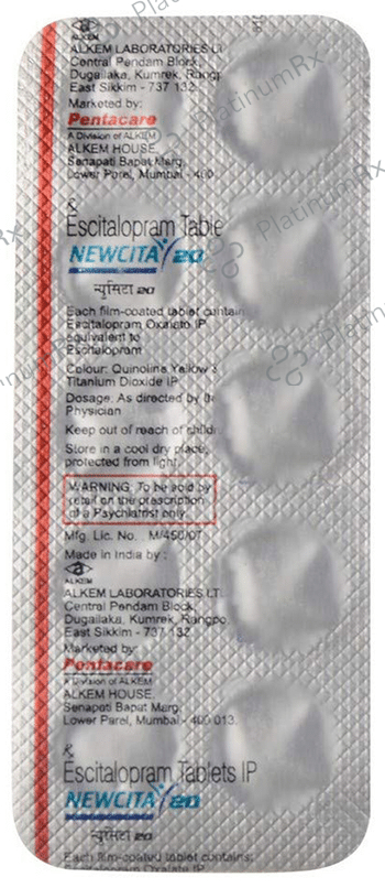 Newcita 20mg Tablet 10s