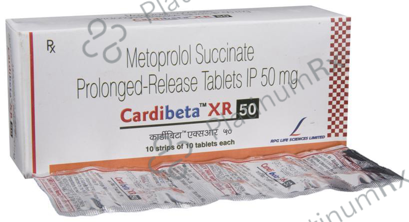 Cardibeta XR 50mg Tablet 10s