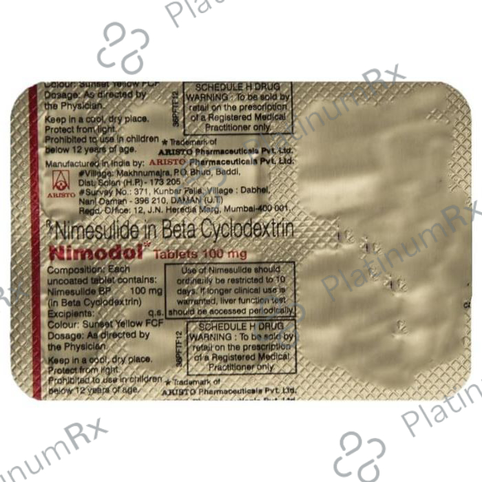 Nimodol 100mg Tablet 10s