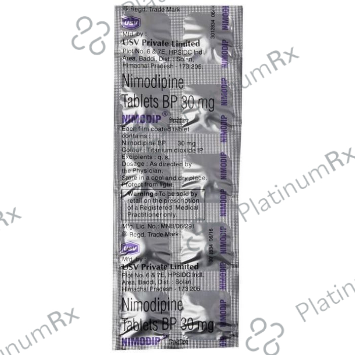 Nimodip 30mg Tablet 10s